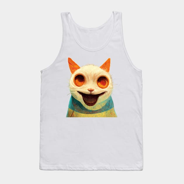 Polite Kitty Tank Top by rogergren